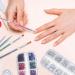 Ipetboom 1 Set Nail Rhinestones Kit - Nail Charms Decorative Round Rhinestones Manicure Kit with Nail Rhinestone Glue Gel Multi Shapes Nail Charms Face Gems Manicure Kit With Dotting Pens - Buy Online on GoSupps.com