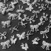 50 Pieces 3D Alloy Bow & Butterfly Nail Charms - Silver Nail Art Decorations for Stunning Nail Designs - Buy Online on GoSupps.com