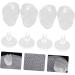 FOMIYES Gel Toe Pad Inserts - 4 Pairs of Metatarsal Cushions for Thong Sandals | Forefoot Comfort & Clear Cushioning - Buy Online on GoSupps.com