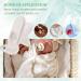Orton 10Pcs Baby T-Shape Plastic Pacifier Clips - Soother Dummy Holder - White | International Shipping - Buy Online on GoSupps.com