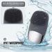 Sonic Facial Cleansing Brush Electric Silicone Face Brush and Massager Waterproof Silicone Face Scrubber for Deep Cleansing Exfoliating Blackhead Removing Rechargeable (Color : Blue) - Buy Online on GoSupps.com