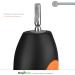 SimpliSonic Ultrasonic Rechargeable Electric Toothbrush Premium Package with 12 Heads (Black) - Best Deals Online - Buy Online on GoSupps.com