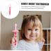 Minkissy Kids Toothbrush - Baby & Toddler Accessories Travel-Friendly Pink Manual Detergent Baby Toothbrush (1 Pack) - Buy Online on GoSupps.com