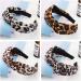 4-Pack Leopard Hair Bands & Headbands for Women - Stylish Wide Leopard Pattern Hair Accessories - Buy Online on GoSupps.com