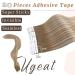 Ugeat Balayage Blonde Tape-In Extensions | 20 Pieces Real Remy Hair | Light Brown #9A/60 - 40 cm (50g) - Buy Online on GoSupps.com