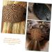 FRCOLOR Womens Hair Clips Hairpin stick ponytail holder barrettes for women bun holder clips for girls clips simple stick Miss Classical leather Hair Stick Pin - Buy Online on GoSupps.com