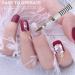 SOLUSTRE Nail Art Point Drill Drawing Brush Pen Nail Art Pen Manicure Drill Drawing Nails Brush Carving Brush for Nail Art - Buy Online on GoSupps.com