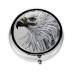 Sketching an Eagleround Pill Box 3 Compartment Round Pill Box Organizer Portable Travel Pill Box for Traveling.