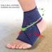 Aramox Ankle Brace - Elastic Compression Support for Achilles Tendonitis Recovery (Blue) - International Shipping Available - Buy Online on GoSupps.com