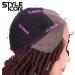 Style Icon 24 Inch Faux Locs Wig for Black Women - 4X4 Free Part Long Twist Synthetic Hair | T4/118 Color - Pack of 1 - Buy Online on GoSupps.com