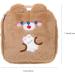 Period Bag - Menstrual Cup Holder & Nursing Pad Storage Pouch - Cute Cartoon Design - Travel Friendly - Brown - Buy Online on GoSupps.com