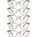 MODFANS 5 Pack Women's Reading Glasses - High Quality Comfortable Fashion +1.00 Super Reading Aid - Buy Online on GoSupps.com