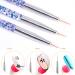 Silicone Stamper, Dotting Pen & French Manicure Kit Set | Double Sided Nail Art Tools for DIY Salon | Includes Scraper - 2 PCS Stamper, 3 PCS Pen - Buy Online on GoSupps.com
