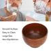 LUCKDANO Wooden Shaving Soap Bowl - Premium Shaving Cream Cup & Brush Bowl for Men - Perfect Gift for Father's Day - Buy Online on GoSupps.com