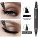 Liquid Eyeliner Pen Double Side Liquid Eyeliner Stamp Pen Set 6 Pieces Waterproof and Smudge Resistant Beauty Cosmetics for Women for Travel Dating Wedding Stage Party Performance and - Buy Online on GoSupps.com