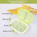 Sibba Weekly Pills Organizer Box - 7-Day Travel Medication Case with 8 Grids - Green Pocket Holder for Daily Medication Storage - Buy Online on GoSupps.com