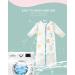 Chilsuessy Baby Sleeping Bag 3.5 Tog | Blue Sky | 120cm/3-6 Years | Adjustable & Removable Sleeves | Winter Wearable Blanket for Kids - Buy Online on GoSupps.com