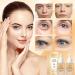 2PCS S rum pour les Yeux avec Caf ine S rums contour des yeux avec Acide Hyaluronique Serum yeux anti cernes et poche pour Anti-Poches r duit les cernes la cr me anti- ge et les rides Jaune-2 - Buy Online on GoSupps.com