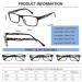 3 Pack Progressive Multifocus Reading Glasses for Men & Women - Blue Light Blocking Spring Hinges Mix Colors - 2.0 & 2.25x - International Shipping Available - Buy Online on GoSupps.com