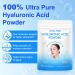 Hyaluronic Acid Powder for Skin (3.52 oz) - 100% Pure Hyaluronic Acid Powder DIY Organic Hydrating Serum & Anti-Aging Ingredient 1 Scoop 1 Bottle of Essence - Buy Online on GoSupps.com
