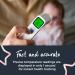 Tommee Tippee NoTouch Infrared Forehead Digital Thermometer for Newborn Baby | 1 Second Instant Readings in C or F - Buy Online on GoSupps.com