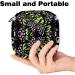 Vintage Grape Sanitary Napkin Storage Bag | Menstrual Cup & Makeup Organizer | Large Capacity Travel Pouch for Women - Buy Online on GoSupps.com