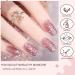 Glitter Nail Polish Set - Nail Varnish Quick Dry - Shiny Sparkly Glitter Nail Polish Set - Pink Gold Red Green 4 Colours Nail Art Manicure Varnish Set Glitter Nail Polish Set -2 - Buy Online on GoSupps.com