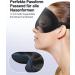 Shop Onaez 3D Mesh Sleep Mask - Breathable Comfort Eye Mask for Men & Women | Blackout Sleeping Glasses for Travel & Yoga - Buy Online on GoSupps.com