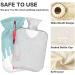 Scandinavian Christmas Elf Hot Water Bottle - 2L Soft Fleece Cover for Hot & Cold Therapy - Buy Online on GoSupps.com