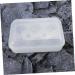 GLEAVI Box Pressure-proof Egg Carton Refrigerator Fridge Plastic Serving Tray Transparent Egg Tray Egg Rack White 24X14CM - Buy Online on GoSupps.com