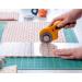 OLFA 60mm Ergonomic Rotary Cutter (RTY-3/DX) - Quilting & Sewing Tool with Blade Cover & Trigger - Includes Replacement Blade (RB60-1) - Buy Online on GoSupps.com