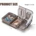 3 in 1 Pill Cutter Splitter & Grinder - Sharp Stainless Steel Blade for Pills Vitamins & Tablets | Black - Storage & Cleaning Brush Included - Buy Online on GoSupps.com