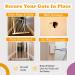Wall Nanny Baby Gate Wall Protector (Made in USA) - Protect Walls & Doorways from Pet & Dog Gates - No Safety Hazard - Child Pressure Mounted Stair Safety Gate Wall Cup - 4-Pack White - Buy Online on GoSupps.com