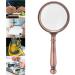 Magnifying Glass Non-Slip Portable 5X HD Reading Magnifying Glass Handheld for Jewelry for Home for Inspection for Office for Exploration - Buy Online on GoSupps.com