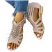 Wedge Sandals for Women Dressy Summer Women's Comfy Orthotic Sandals with Arch Support Plantar Fasciitis Slides Dress Shoes 7.5 V1-beige