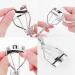 Sibba Eyelash Pliers with 10 Silicone Pads | Rose Gold Lash Curler for Women | Effortlessly Curl Eyelashes | Fits All Eye Shapes (Silver) - Buy Online on GoSupps.com