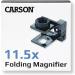 Carson LinenTest 11.5x LED Magnifier & Thread Counter - Precision Measuring Scale (LT-10) for Crafting & Sewing - Buy Online on GoSupps.com