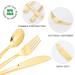 N9R 300PCS Gold Plastic Silverware Set - Disposable Cutlery for Party, Birthday, Wedding - Includes 100 Forks, 100 Spoons, 100 Knives - Buy Online on GoSupps.com