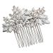 MAGICLULU Comb Wedding Headpiece for Bride Wedding Hair Accessories for Brides Bride Hair Accessory Bridal Headpieces for Wedding Bridal Hair Decor Tiara Rhinestones Alloy Hair up Miss