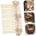 minkissy Accessories hair hair accessories crystal Hair up bride rhinestone hair comb bridal hair pin bow tie gold hair clip bride hair accessories wedding bride comb hair comb Comb - Buy Online on GoSupps.com