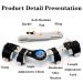 SFKLYU Hinged Elbow Brace - Adjustable Immobilizer Support for Injury Recovery | Left Arm Arm Sling for Men & Women - Buy Online on GoSupps.com