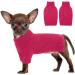Iecoii dog sweater sweater for dogs dog sweaters for small medium-sized large dogs warm turtleneck dog sweater winter dog clothing for cats chihuahua French bulldog Labrador Small Rose-R