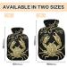 Vintage Nautical Marine Hot Water Bottle - 1L Plush Cover for Winter Warmth | Ideal for Kids & Adults - Buy Online on GoSupps.com