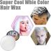 Temporary Hair Dye Hair Color Wax Washable Hair Paint Instant Hair Dye Cream Mud Hair Colour Washable Natural Hairstyle Color Styling Hair Clays for Men Women for Party Cosplay & Halloween (White) - Buy Online on GoSupps.com