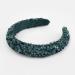 Maya Deluxe Women's Embellished Headband for Ladies Adults Sequin Alice Band Bridal Hair Accessories Bridesmaid Evening Formal Emerald One Size - Buy Online on GoSupps.com