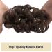 Sofeiyan Hair Part Tie Updos Wavy Messy Chignon Hairstyles & Extensions for Women | Medium Chestnut Brown 40g - Buy Online on GoSupps.com