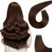 AGMITY Tape in Hair Extensions Remy Human Hair Darkest Brown 24 inches 20pcs 50g/pack Invisible Straight Seamless Skin Weft Hair Extensions Real Human Hair Tape in(24 inches #2 Darkest Brown) 24 inch #2 Darkest Brown