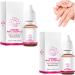 Nail Care Solution Ginger Nail Essence Repair Serum Repairs Nail Corners Cuticle Barb Finger Protection Finger Edge Oil Nail Repair 2 pieces