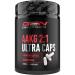 AAKG Ultra Caps - 365 g lules contenant chacune 1150 mg de L-arginine alpha-c toglutarate pur - Acide amin pur issu de la fermentation v g tale - Hautement dos