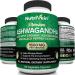 Nutrivein Organic Ashwagandha 1600mg with Black Pepper - 120 Vegan Pills for Stress Relief & Energy Boost - Buy Online on GoSupps.com